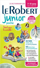 Lade das Bild in den Galerie-Viewer, Dictionnaire Le Robert junior Poche - 7/11 ans - CE-CM-6e - (poche)