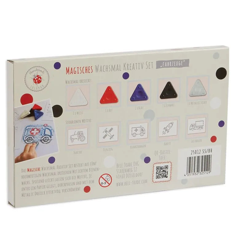 Lulubug Wachsmal Kreativ-Set “Fahrzeuge”