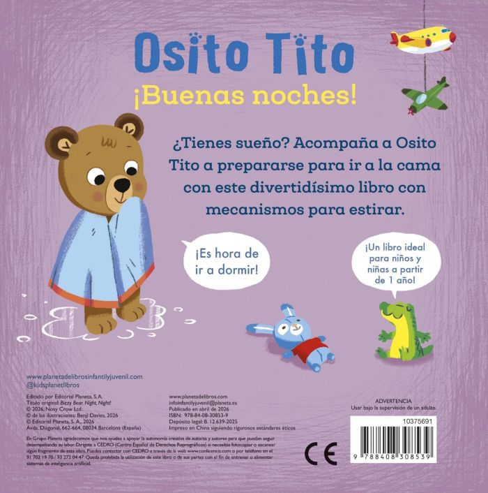 Osito Tito. ¡Buenas noches!