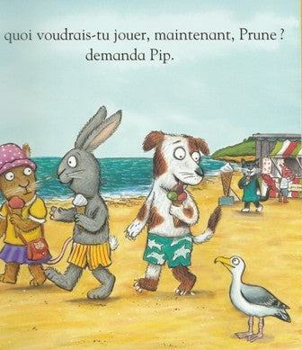 Beispielseite-Pip et Prune : Au bord de la mer