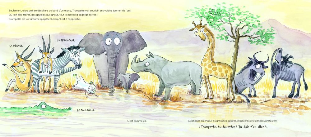 Trompette, le fantôme qui pète