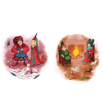 Une drôle d'histoire de princesse et de chevaliers