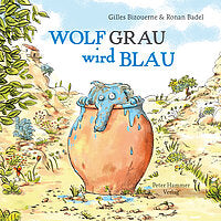 Wolf Grau wird blau