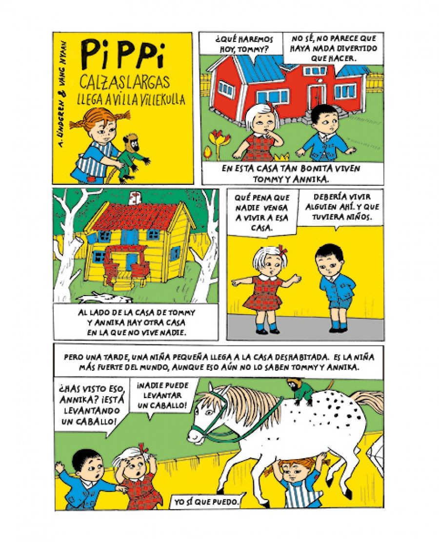 Pippi llega a Villa Villekulla