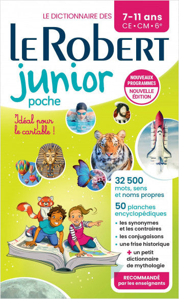 Dictionnaire Le Robert junior Poche - 7/11 ans - CE-CM-6e - (poche)