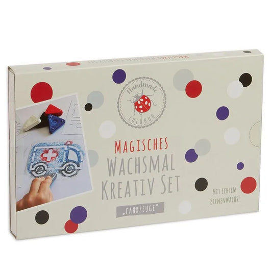 Lulubug Wachsmal Kreativ-Set “Fahrzeuge”
