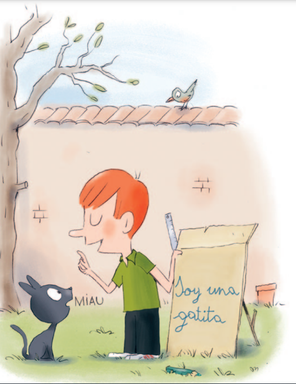 Pepe piensa... ¿Por qué no habla mi gata?