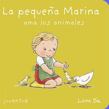 Lade das Bild in den Galerie-Viewer, La pequeña Marina ama los animales
