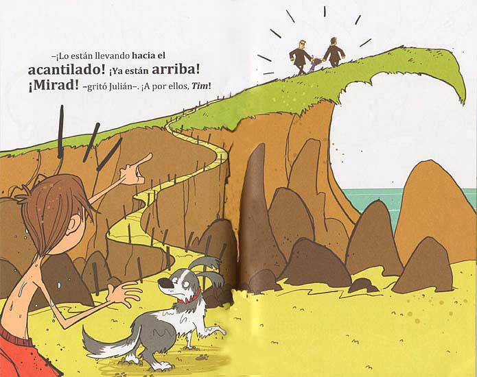 Beispielseite-Los Cinco - Tim resuelve un caso