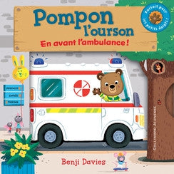 Cover-Pompon l'ourson : En avant l'ambulance! 